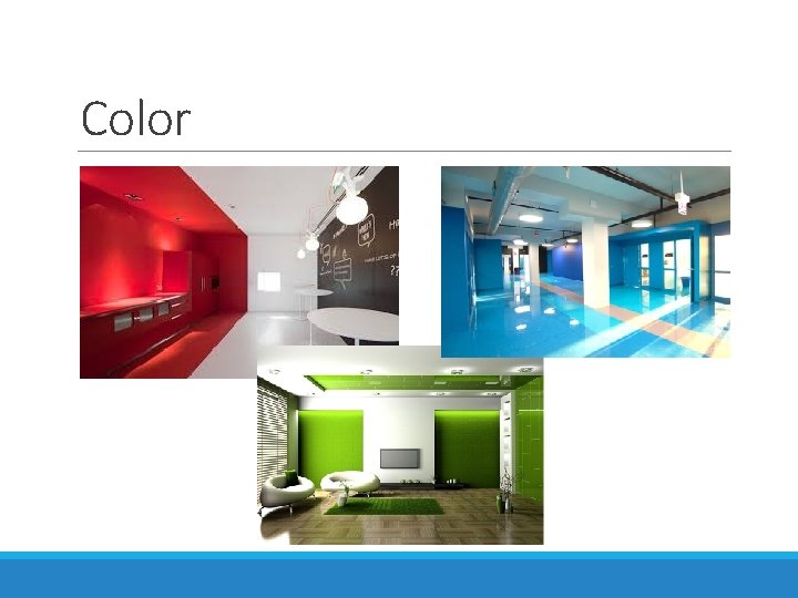 ELEMENTS OF DESIGN APPLICATIONS OF TECHNOLOGY Architecture What