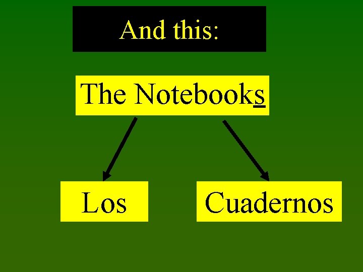 And this: The Notebooks Los Cuadernos 