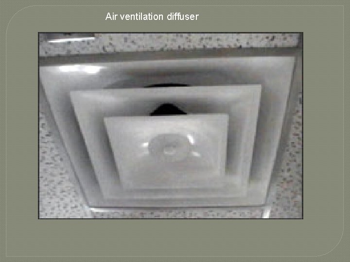 Air ventilation diffuser 