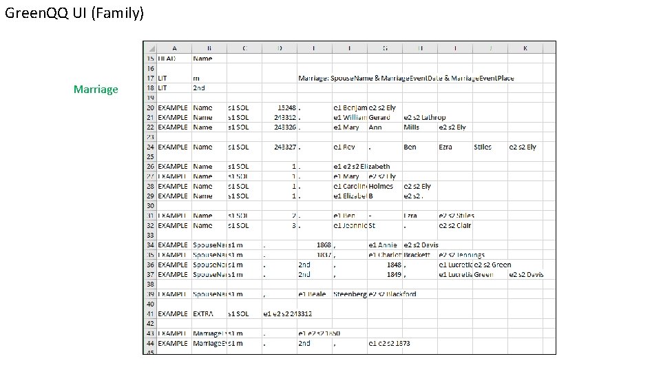 Green. QQ UI (Family) Marriage 