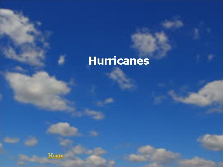 Hurricanes Home 