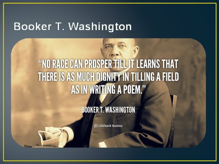 Booker T. Washington 