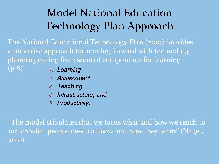 Technology Use Planning Karrie Y Cox Ed Tech