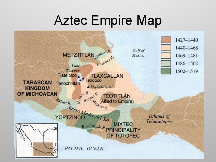 Aztec Empire Map 