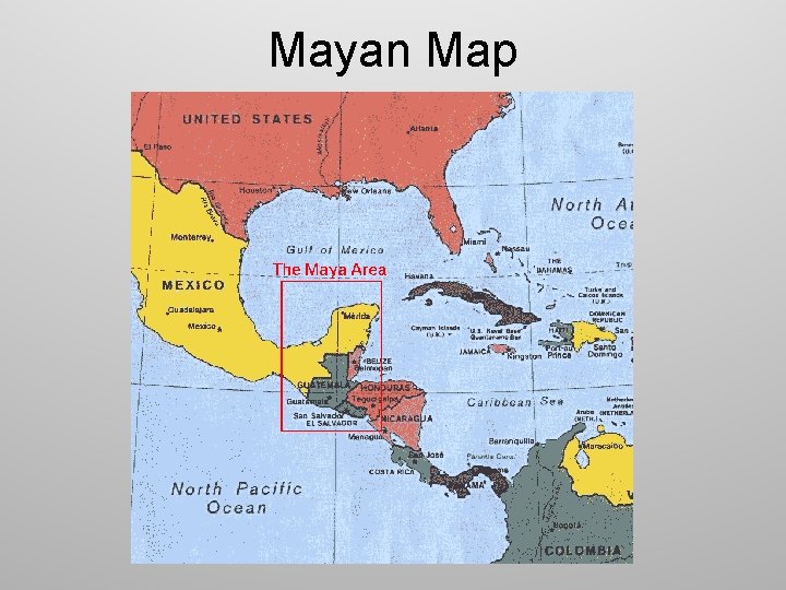 Mayan Map 