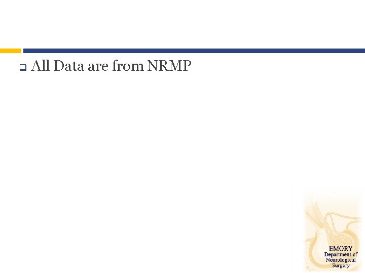 q All Data are from NRMP 