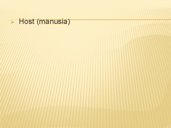 Ø Host (manusia) 