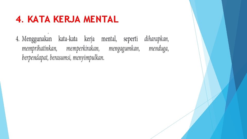 4. KATA KERJA MENTAL 