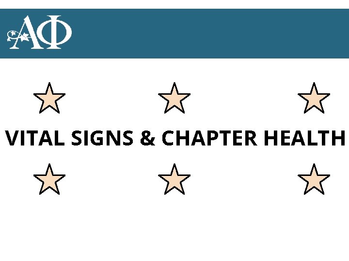 VITAL SIGNS & CHAPTER HEALTH 