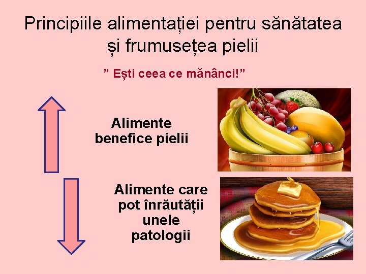 Principiile alimentației pentru sănătatea și frumusețea pielii ” Ești ceea ce mănânci!” Alimente benefice