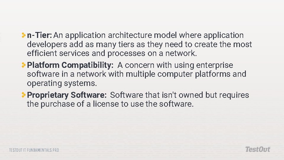 n-Tier: An application architecture model where application developers add as many tiers as they n-Tier: An application architecture model where application developers add as many tiers as they