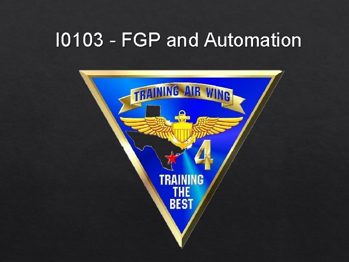 I 0103 - FGP and Automation 