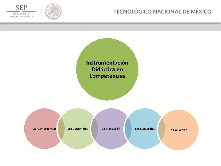 Instrumentación Didáctica en Competencias Las Competencias Los Contenidos La Planeación Las Estrategias La Evaluación