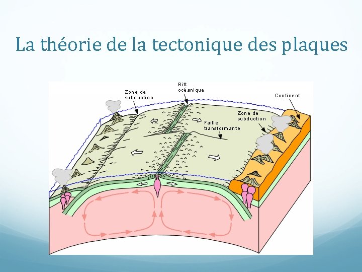 La théorie de la tectonique des plaques 