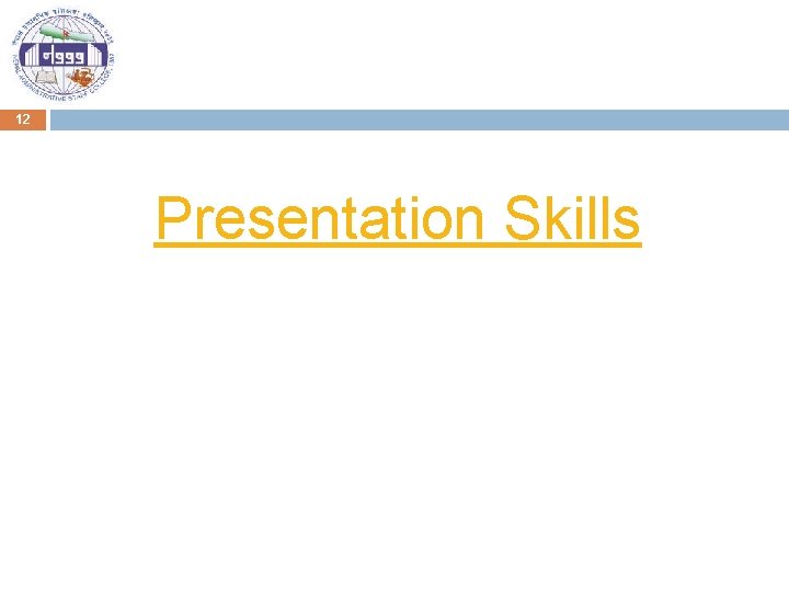 12 Presentation Skills 