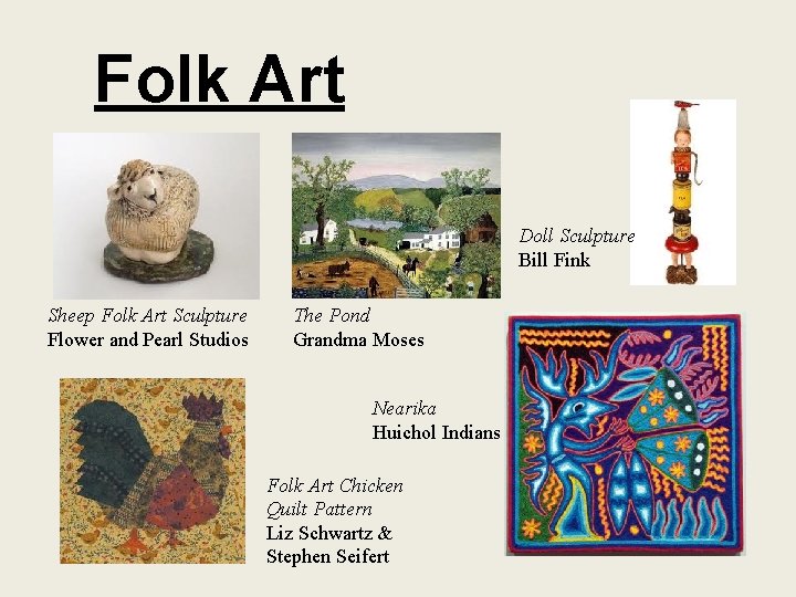 Folk Art Doll Sculpture Bill Fink Sheep Folk Art Sculpture Flower and Pearl Studios