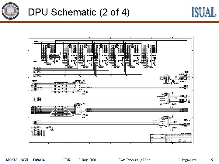 DPU Schematic (2 of 4) NCKU UCB Tohoku CDR 9 July, 2001 Data Processing