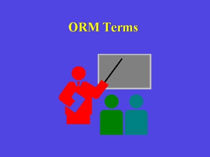 ORM Terms 