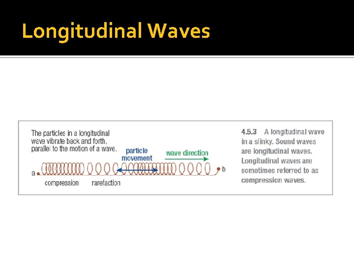 Longitudinal Waves 