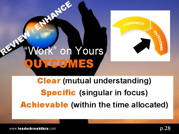 E C N A H N W E I V E R /E “Work”