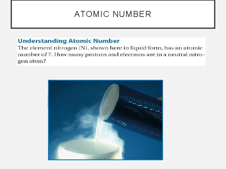 ATOMIC NUMBER 