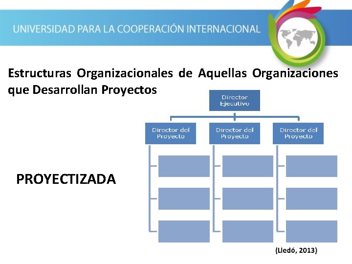 Estructuras Organizacionales de Aquellas Organizaciones que Desarrollan Proyectos PROYECTIZADA 