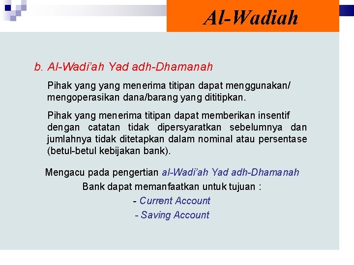 ISLAMIC FINANCE CONTRACTS Prinsip Akad Tabarru Akad Tijarah
