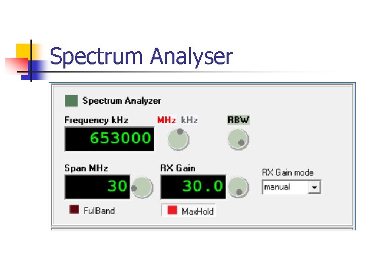Spectrum Analyser 