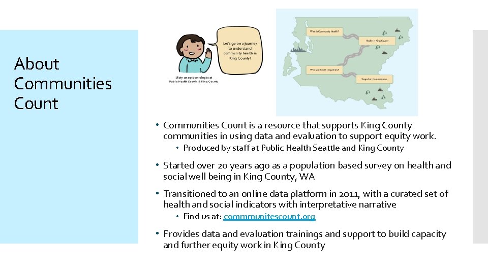 About Communities Count • Communities Count is a resource that supports King County communities