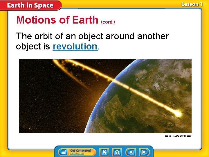 Motions of Earth (cont. ) The orbit of an object around another object is