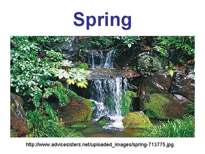 Spring http: //www. advicesisters. net/uploaded_images/spring-713775. jpg 
