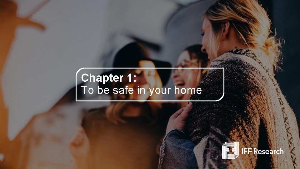 Chapter 1: To be safe in your home 