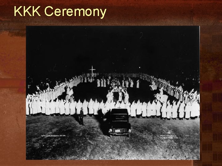 KKK Ceremony 