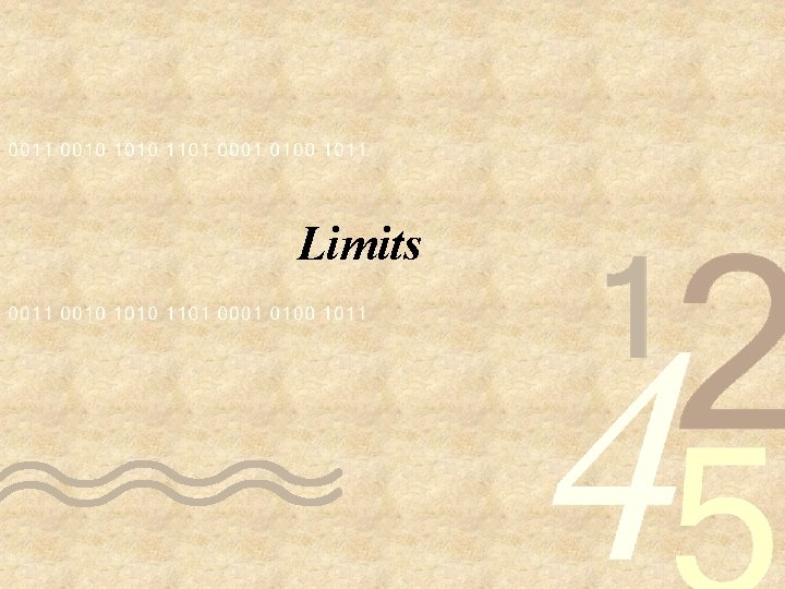 Limits 