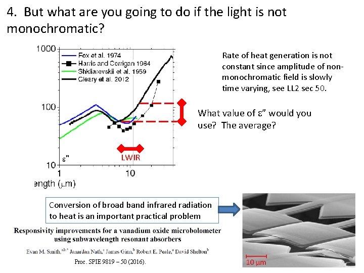 4. But what are you going to do if the light is not monochromatic?