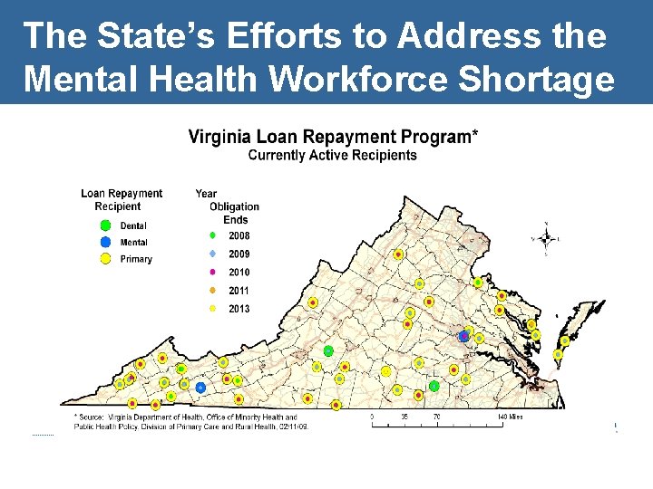 The State’s Efforts to Address the Mental Health Workforce Shortage 