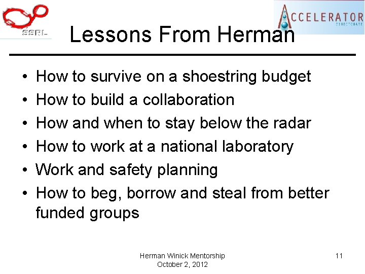 Lessons From Herman • • • How to survive on a shoestring budget How