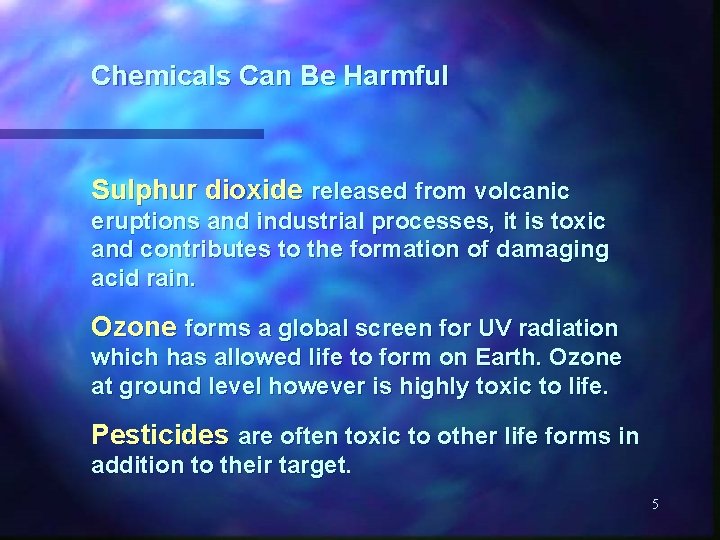 Environmental Chemistry Science 9 1 TOPIC 1 Chemicals