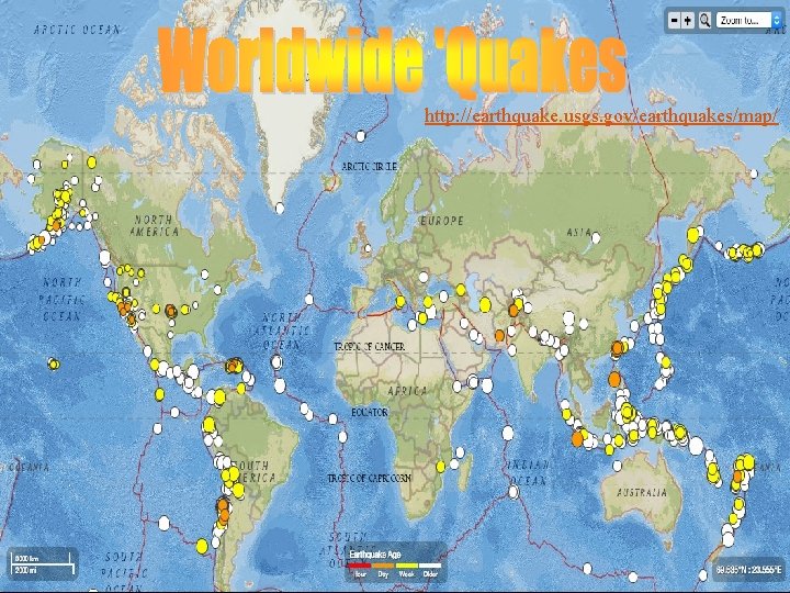 http: //earthquake. usgs. gov/earthquakes/map/ 