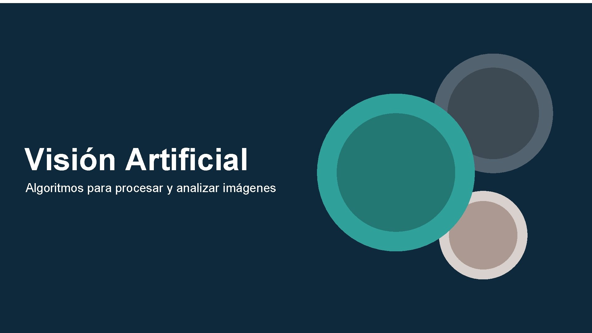 Visión Artificial Algoritmos para procesar y analizar imágenes 