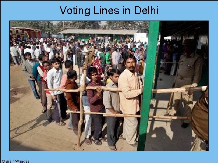 Voting Lines in Delhi © Brain Wrinkles 