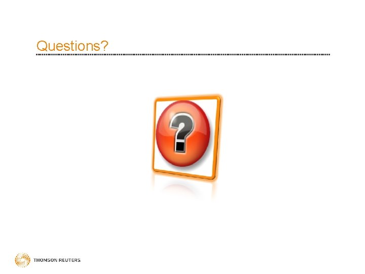 Questions? 