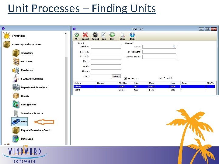 Unit Processes – Finding Units 