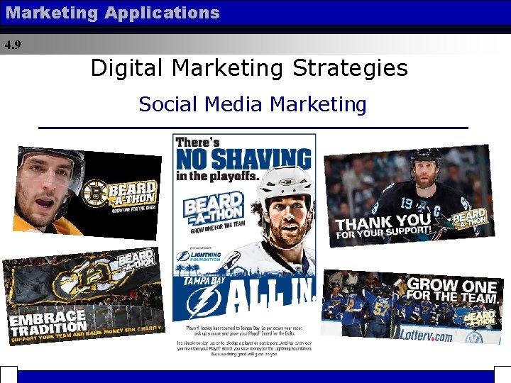 Marketing Applications 4. 9 Digital Marketing Strategies Social Media Marketing 