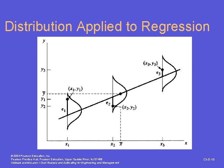 Distribution Applied to Regression © 2004 Pearson Education, Inc. Pearson Prentice Hall, Pearson Education,