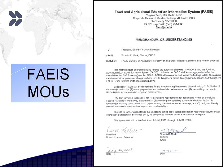 Add your company slogan FAEIS MOUs LOGO Add your company slogan FAEIS MOUs LOGO