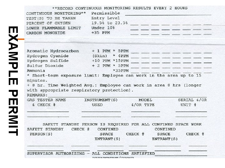 EXAMPLE PERMIT 