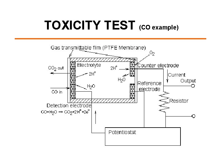 TOXICITY TEST (CO example) 