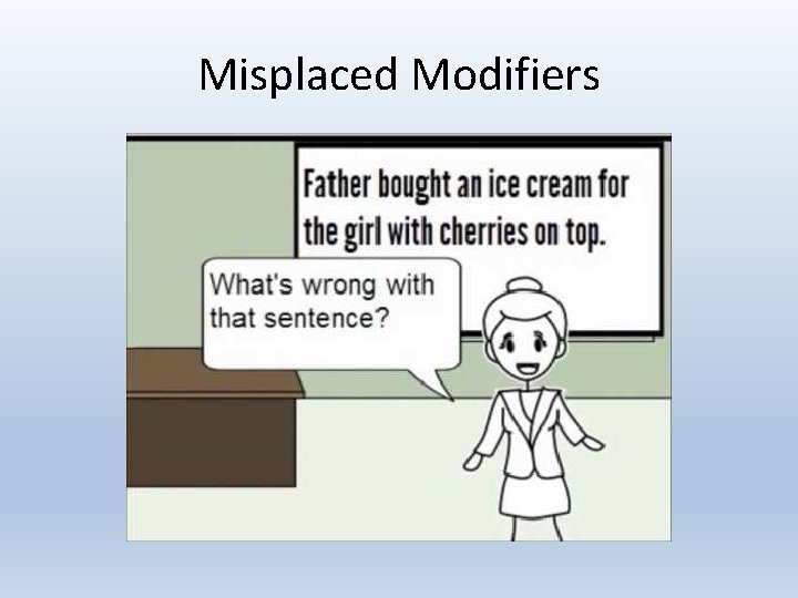 Misplaced Modifiers 