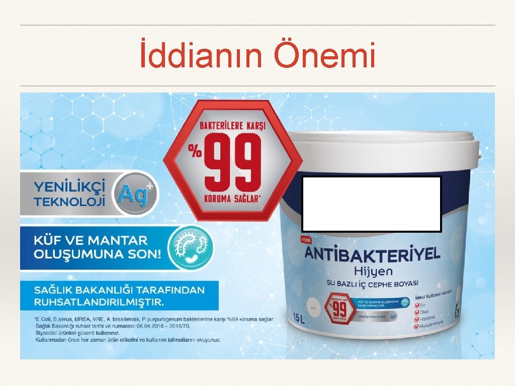 İddianın Önemi 